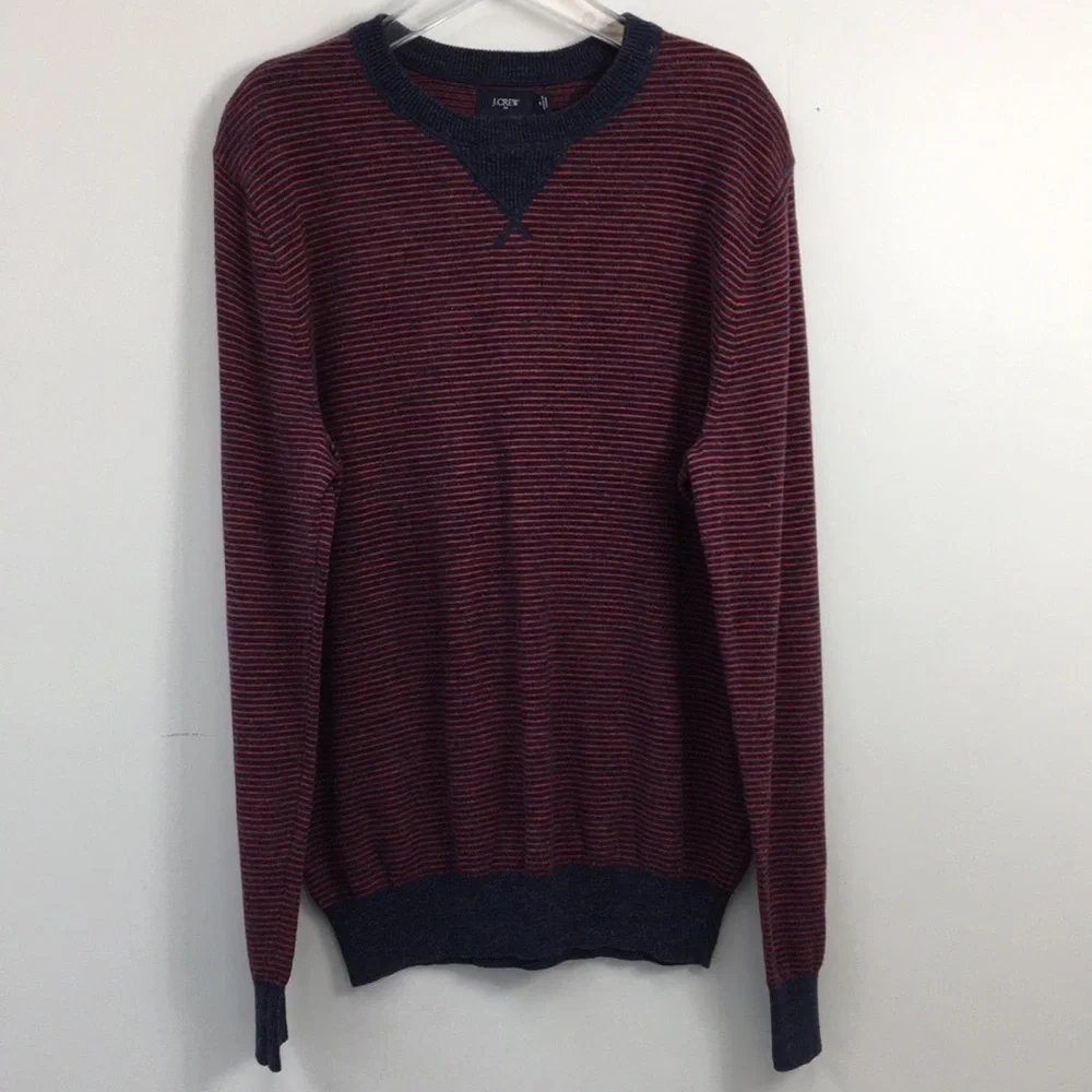 J.Crew Crew Neck Long Sleeve CottonSweater Size M EXCELLENT Condition